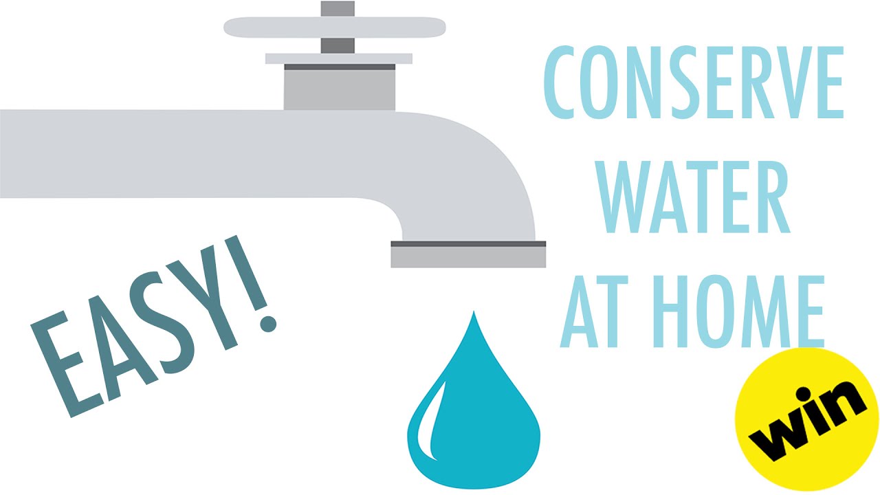 20 Ways to Conserve Water at Home